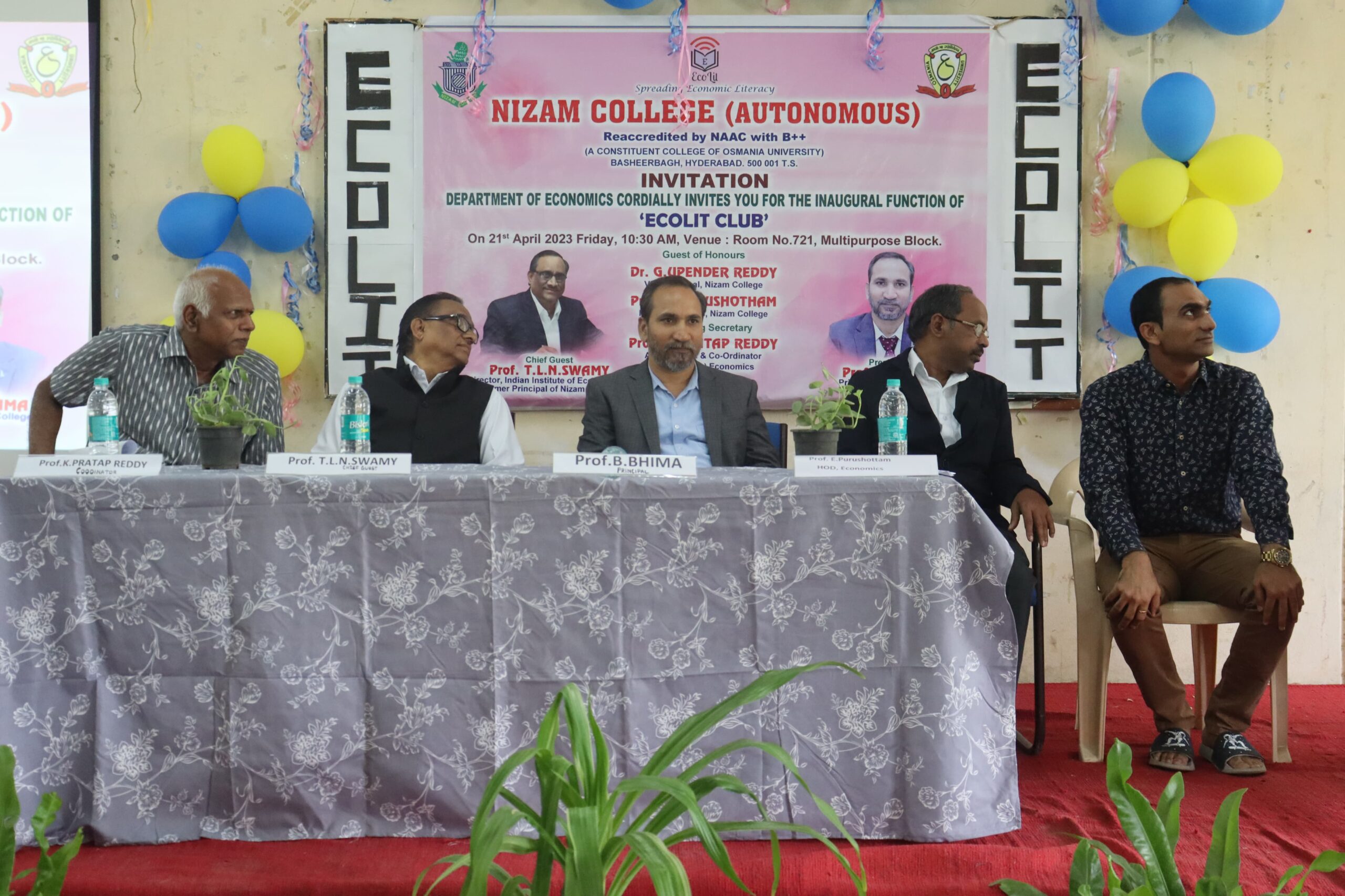 best economics and finance club in hyderabad