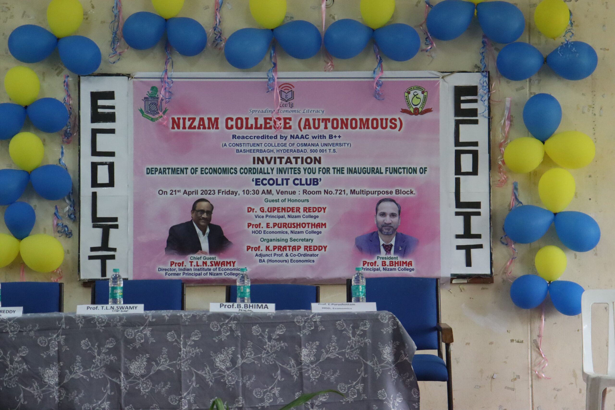 economic literacy club in hyderabad